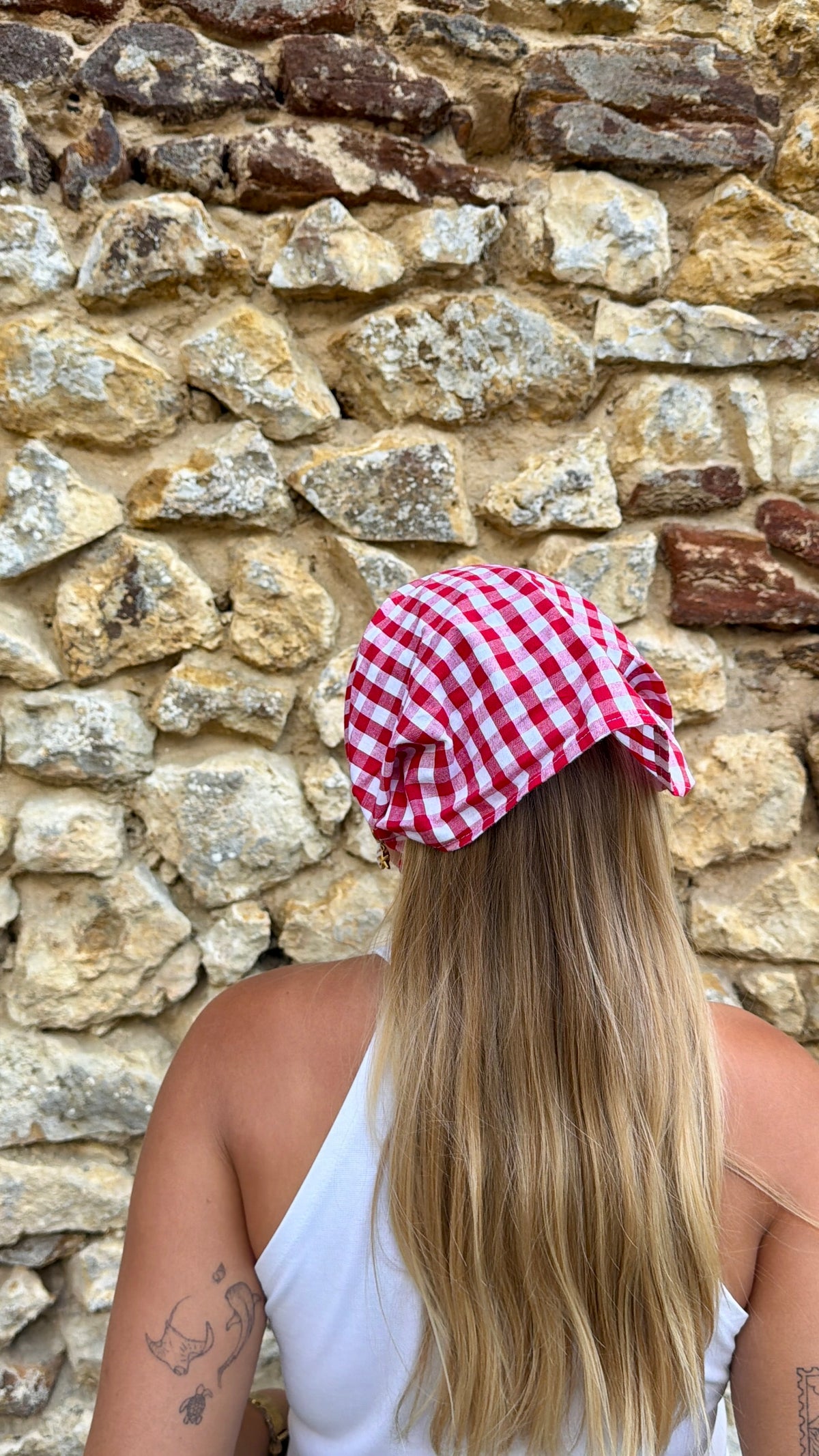 Bandana Vichy Rouge