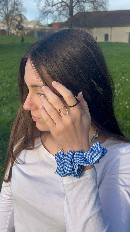 Chouchou Vichy Bleu