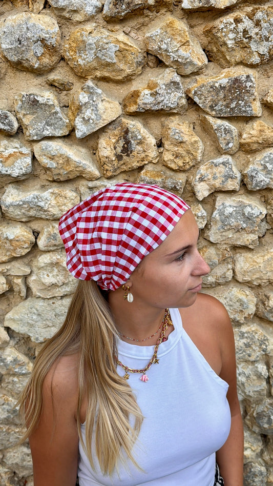 Bandana Vichy Rouge