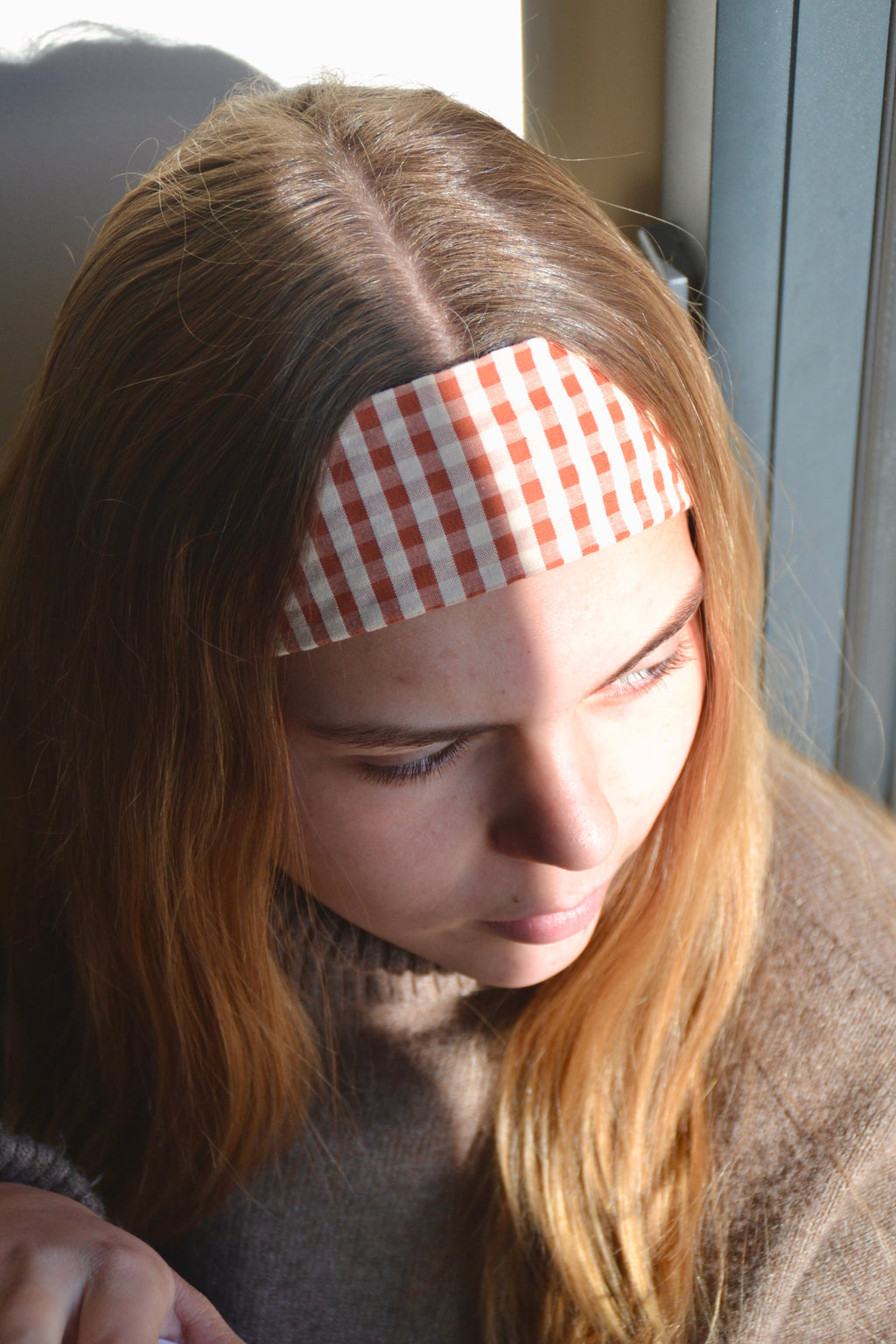 Bandeau Vichy Orange